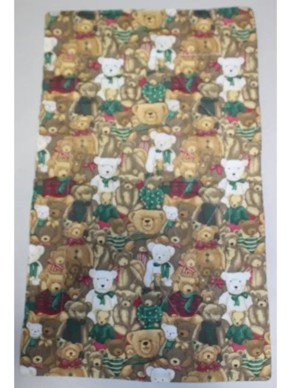 Vintage 90s Teddy Bear Novelty Fabric 100% Cotton Nursery